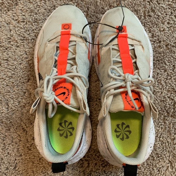 Nike Crater Impact Light Bone Bright Crimson Sneakers Athletic Shoes Size 8,5 - Picture 9 of 15